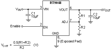 RT9048 - 2A, Low Input Voltage, Ultra-Low Dropout Linear Regulator 