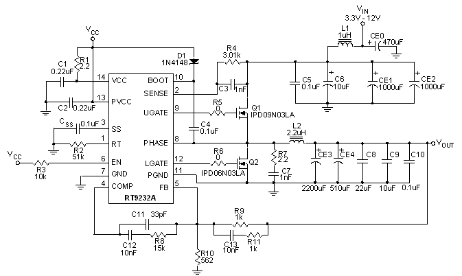 Кр1012гп3 схема включения