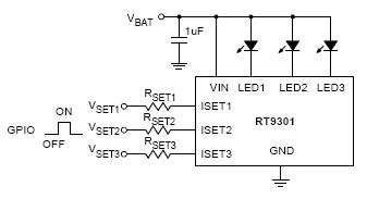 RT9301 - 3-Channel Dropout LED Driver | Technology