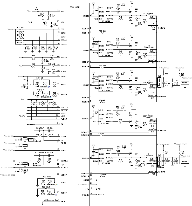 RT3606BE - Dual Channel PWM Controller for IMVP8 CPU Core Power Supply ...