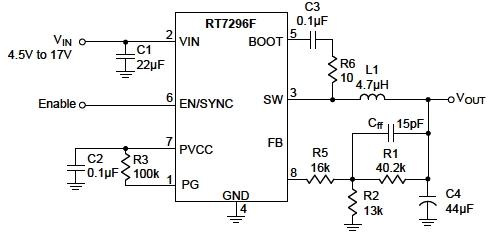 RT7296F - 3A, 17V Current Mode Synchronous Step-Down Converter ...